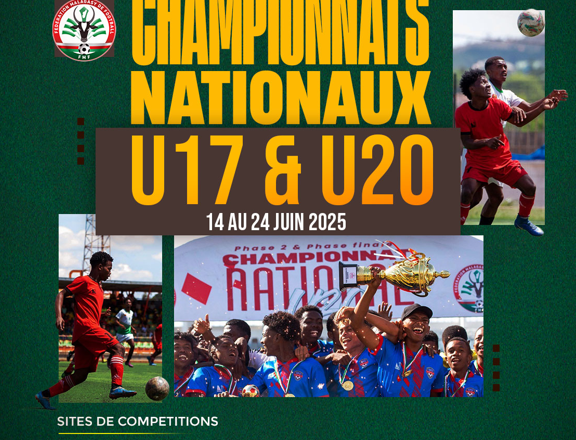 Championnats nationaux U17 et U20 : place à la première phase du 14 au 24 juin